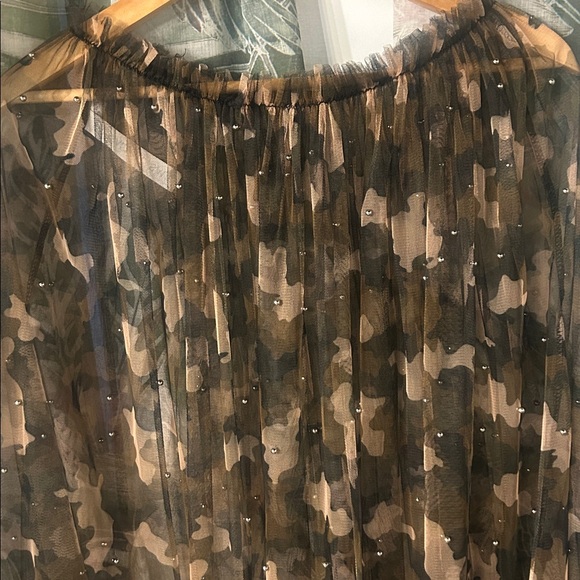 Camouflage Tulle Skirt - Picture 3 of 4
